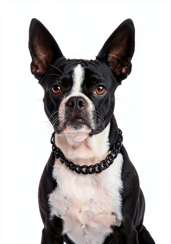 PP COLOR Cuban Link Dog Collar Gold Black Chain Pet-5