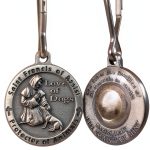 St Francis Dog Necklace Silver Alloy Medal Pet Supplies-0