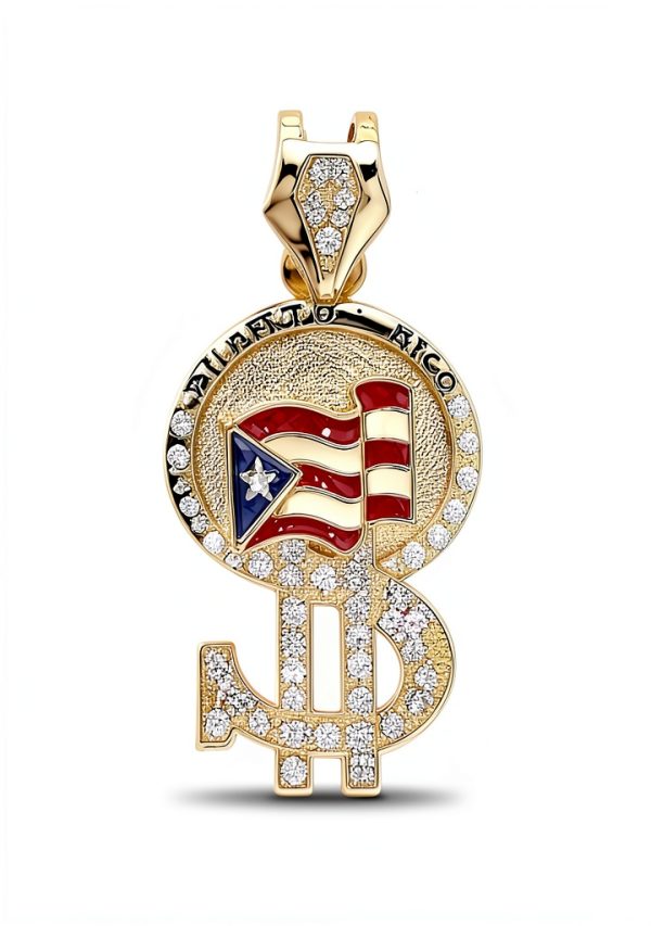 Icemond Dog Necklace Rhinestone Pendant 18 Inch Cuban Chain-5