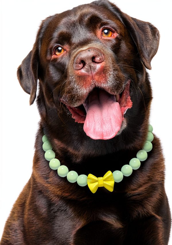 Glow Dog Necklace JOGIA Handcrafted Beaded-0