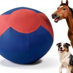 Horse Play Ball by DayoVortex 45cm Blue Durable Pasture Toy-0