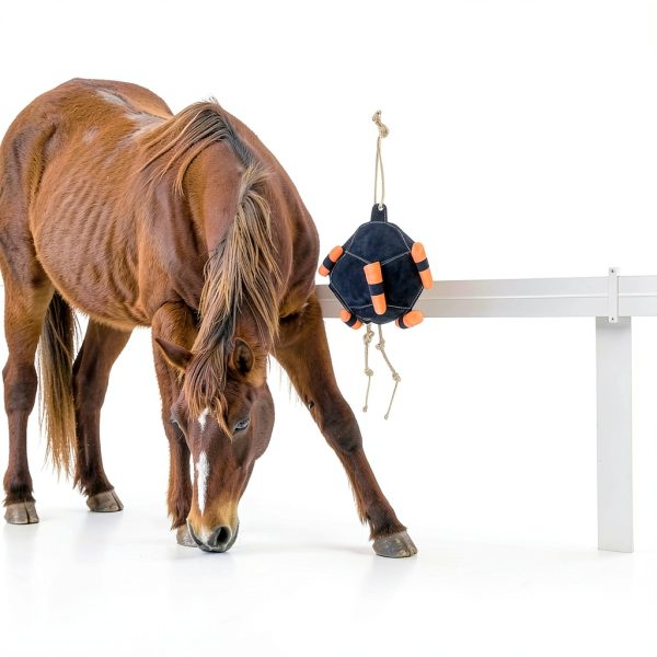 Horse Treat Ball Carrot Feeder 55x25cm Slow Feed Toy by Generic-7