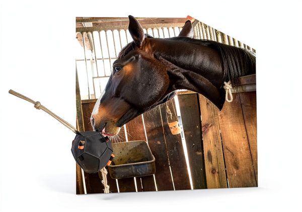 Horse Carrot Feeding Ball Toy Slow Feed Training Ball for Horses-4