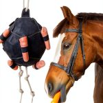 Horse Carrot Feeding Ball Toy Slow Feed Training Ball for Horses-0