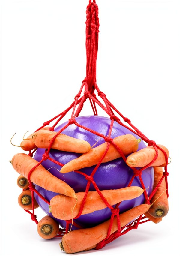 Tirifer Carrot Feeder Ball Toy for Horse, Goat, Sheep - Stress Relief, Stable & Paddock-6