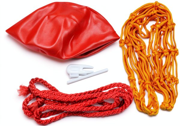 Carrot Feed Toy Hanging Treat Ball by vomvomp for Horses Net Design-4