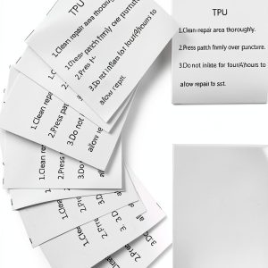 Race&Herd TPU Patch Repair Kit 10 Pack Clear Flex Seal Tape for Pools-0