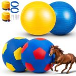Giant 40" Herding Ball Set Suilung Horse Toy with Covers 2 Pack-0