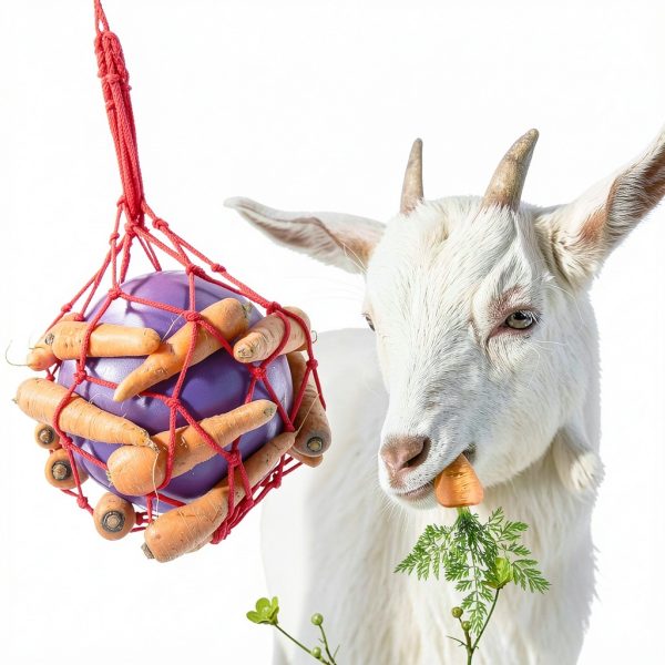 Tirifer Carrot Feeder Ball Toy for Horse, Goat, Sheep - Stress Relief, Stable & Paddock-5